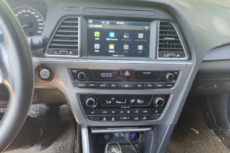 Used Hyundai Sonata 2015 1.6T GLS Smart Model Audio And AC Panel