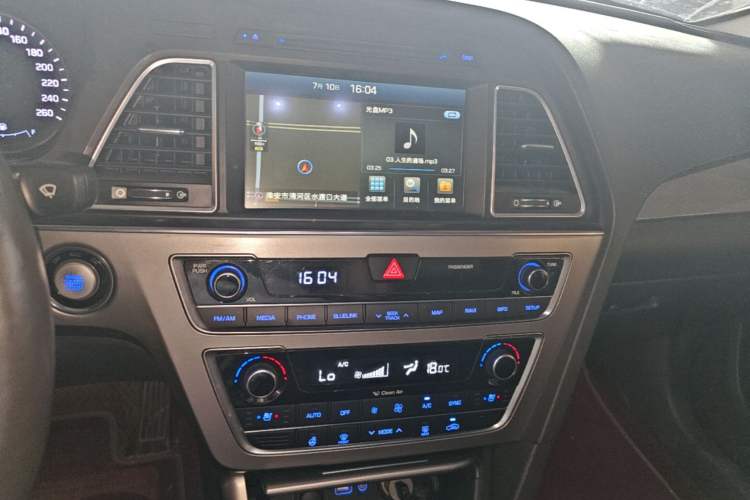 Used Hyundai Sonata 2015 2.4L TOP Flagship Edition Audio And AC Panel