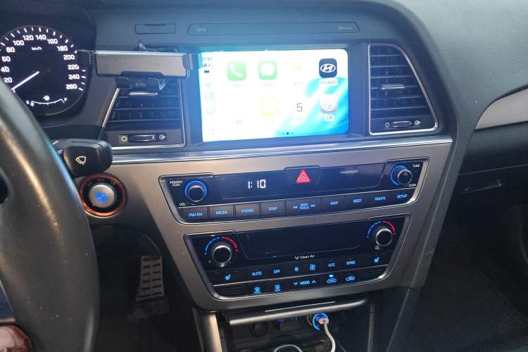 Used Hyundai Sonata 2015 1.6T DLX Prestige Model Audio And AC Panel