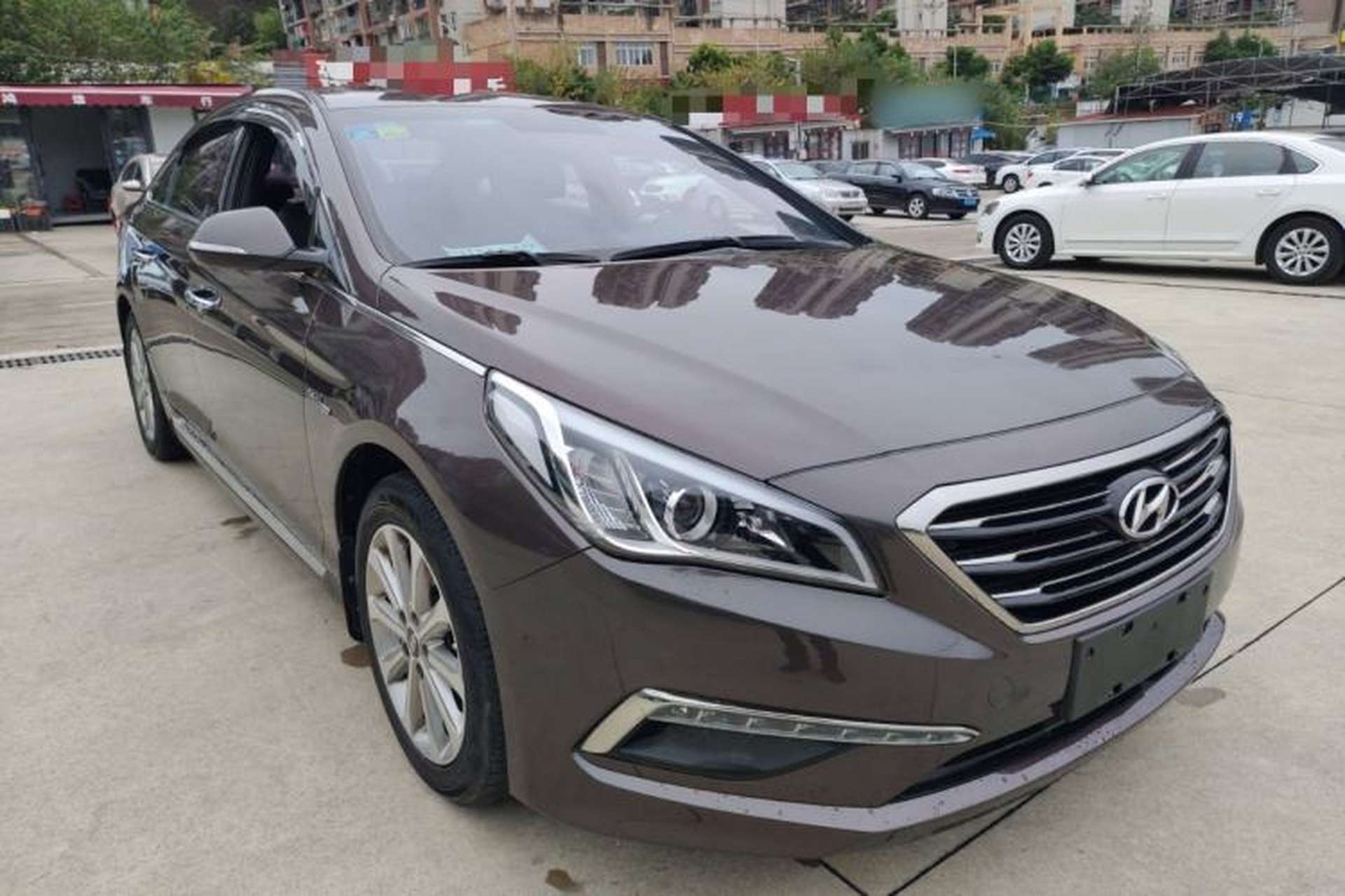Used Hyundai Sonata 2015 1.6T GLS Smart Model Front Right 45 Deg