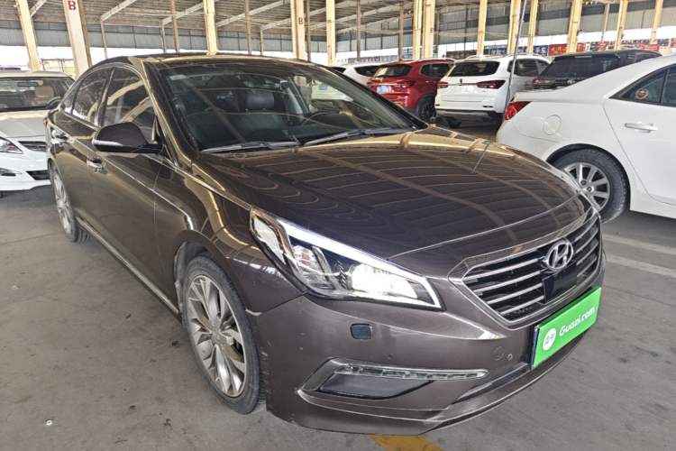Used Hyundai Sonata 2015 2.4L TOP Flagship Edition Front Right 45 Deg