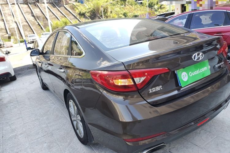 Used Hyundai Sonata 2015 1.6T GX Comfort Model Rear Left 45 Deg