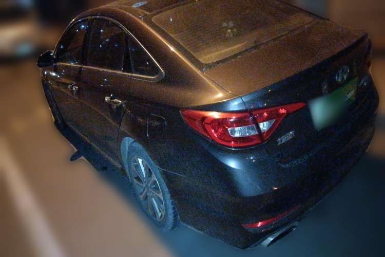 Used Hyundai Sonata 2015 1.6T GLS Smart Model Rear Left 45 Deg