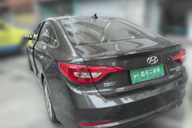Used Hyundai Sonata 2015 1.6T GLX Advanced Model Rear Left 45 Deg