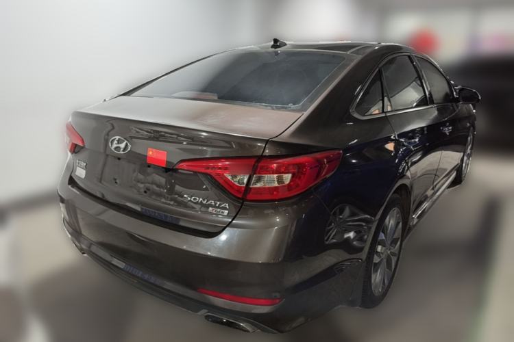 Used Hyundai Sonata 2015 1.6T GLX Advanced Model Rear Right 45 Deg