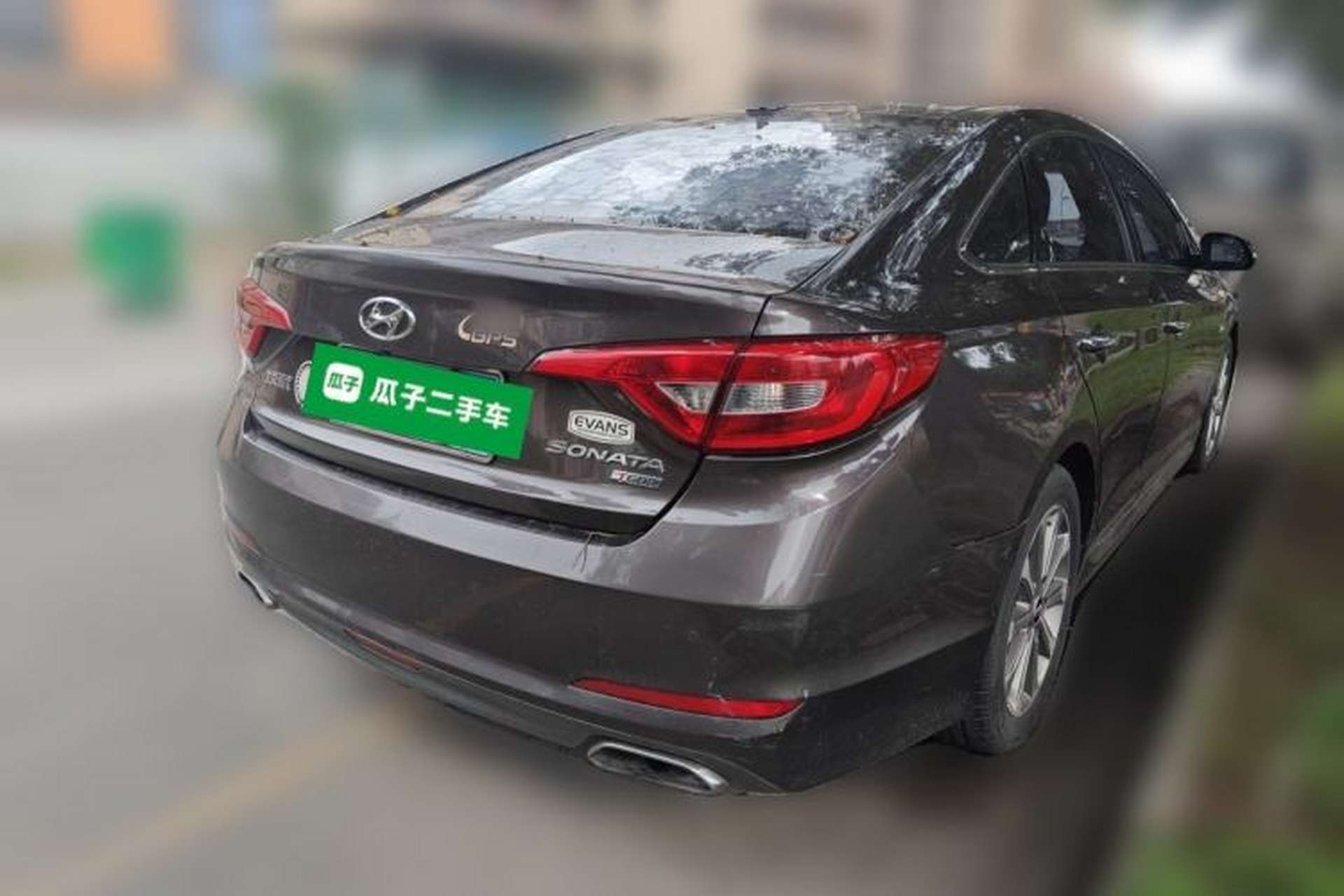 Used Hyundai Sonata 2015 1.6T GLS Smart Model Rear Right 45 Deg