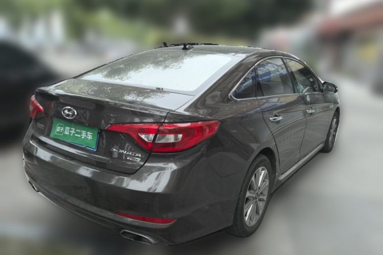 Used Hyundai Sonata 2015 1.6T GLX Advanced Model Rear Right 45 Deg