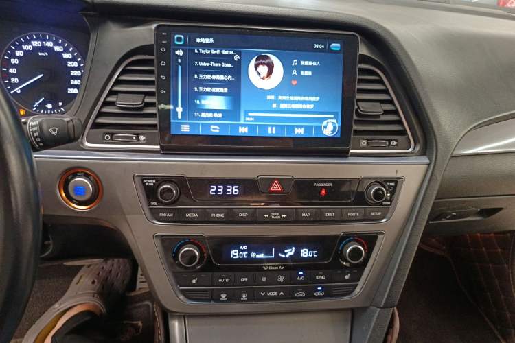 Used Hyundai Sonata 2015 1.6T GLS Smart Model Audio And AC Panel