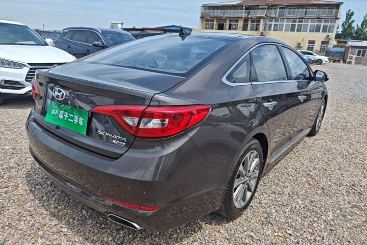 Used Hyundai Sonata 2015 1.6T GLS Smart Model Rear Right 45 Deg