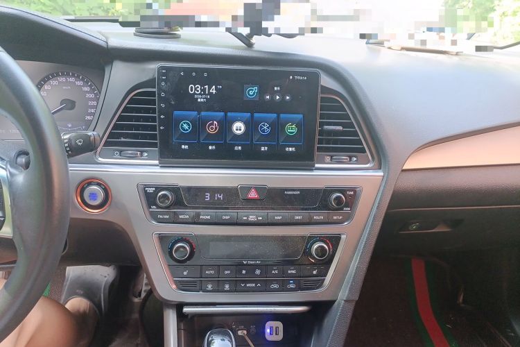 Used Hyundai Sonata 2015 1.6T GLX Advanced Model Audio And AC Panel