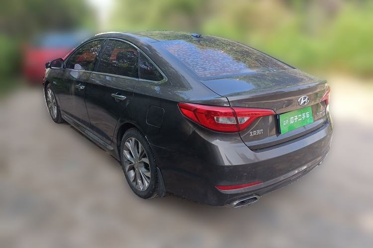 Used Hyundai Sonata 2015 1.6T GLX Advanced Model Rear Left 45 Deg