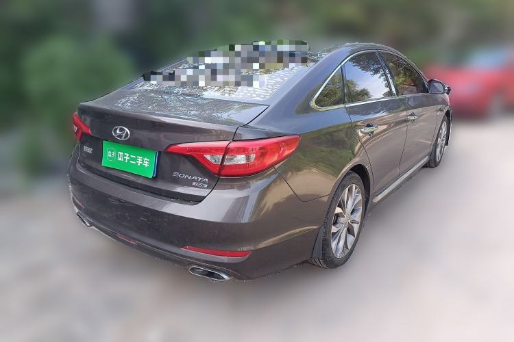 Used Hyundai Sonata 2015 1.6T GLX Advanced Model Rear Right 45 Deg