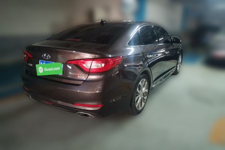 Used Hyundai Sonata 2015 1.6T DLX Prestige Model Rear Right 45 Deg