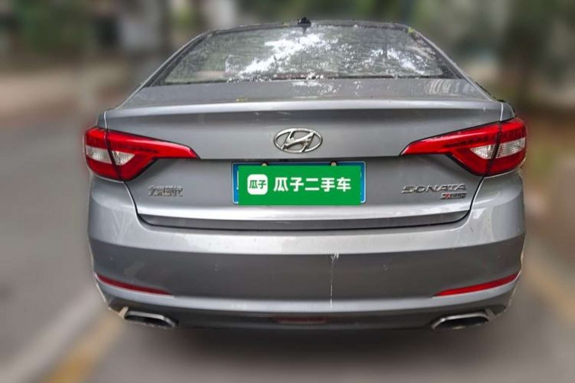Used Hyundai Sonata 2015 1.6T GLX Advanced Model Rear