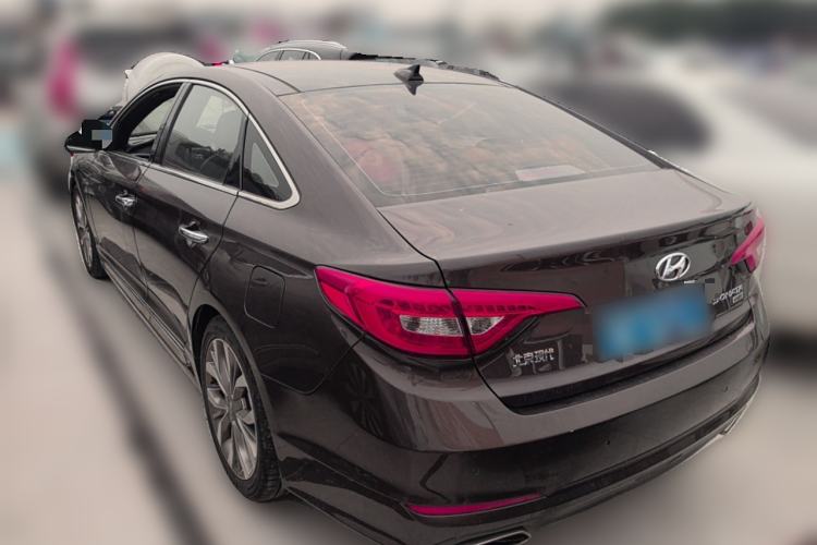 Used Hyundai Sonata 2015 1.6T GLX Advanced Model Rear Left 45 Deg
