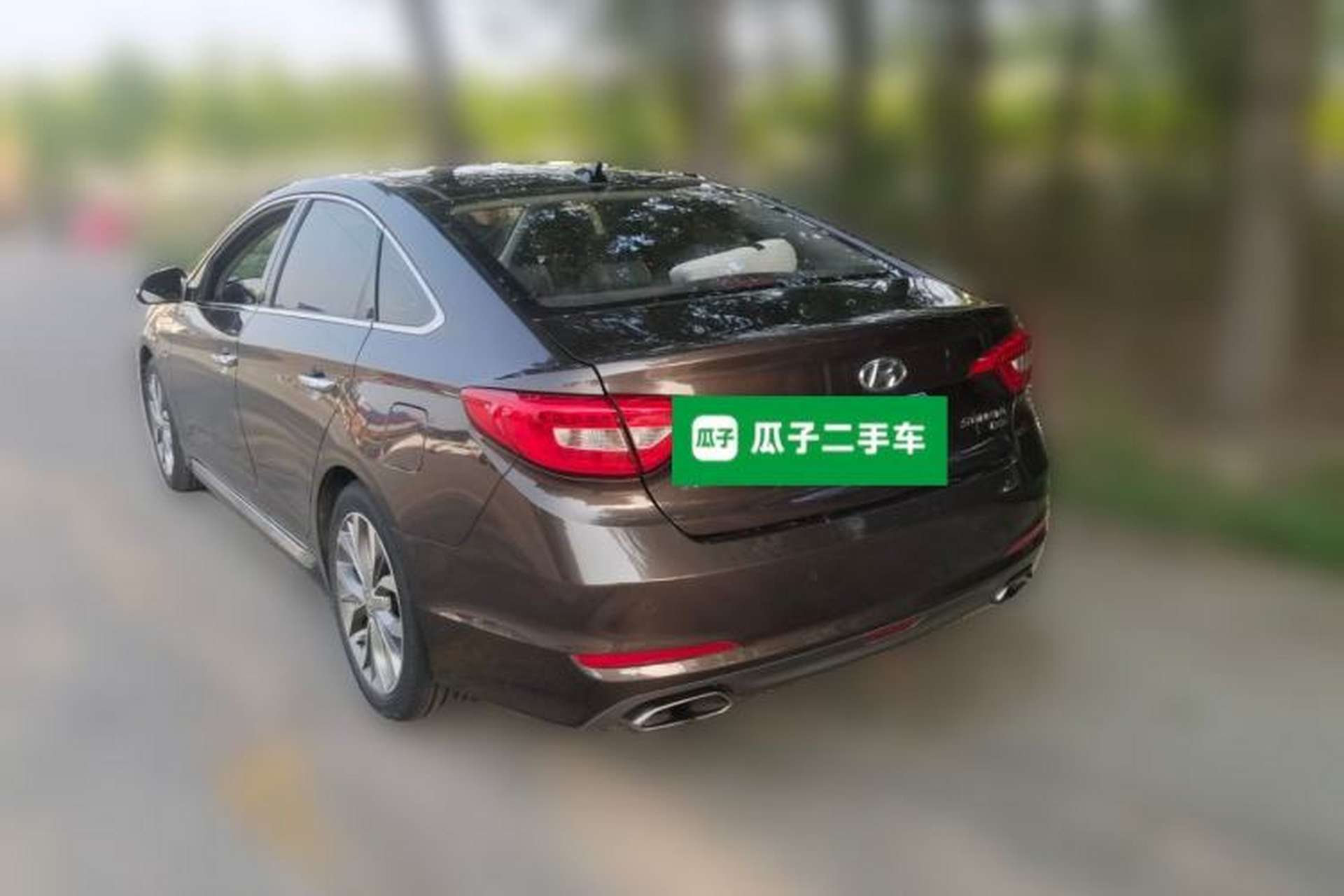 Used Hyundai Sonata 2015 1.6T DLX Prestige Model Rear Left 45 Deg