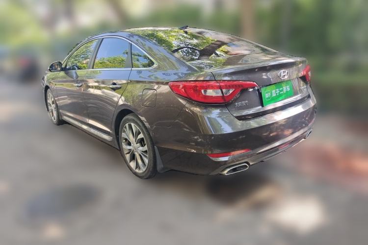 Used Hyundai Sonata 2015 1.6T GLX Advanced Model Rear Left 45 Deg