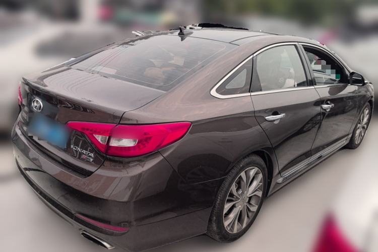 Used Hyundai Sonata 2015 1.6T GLX Advanced Model Rear Right 45 Deg