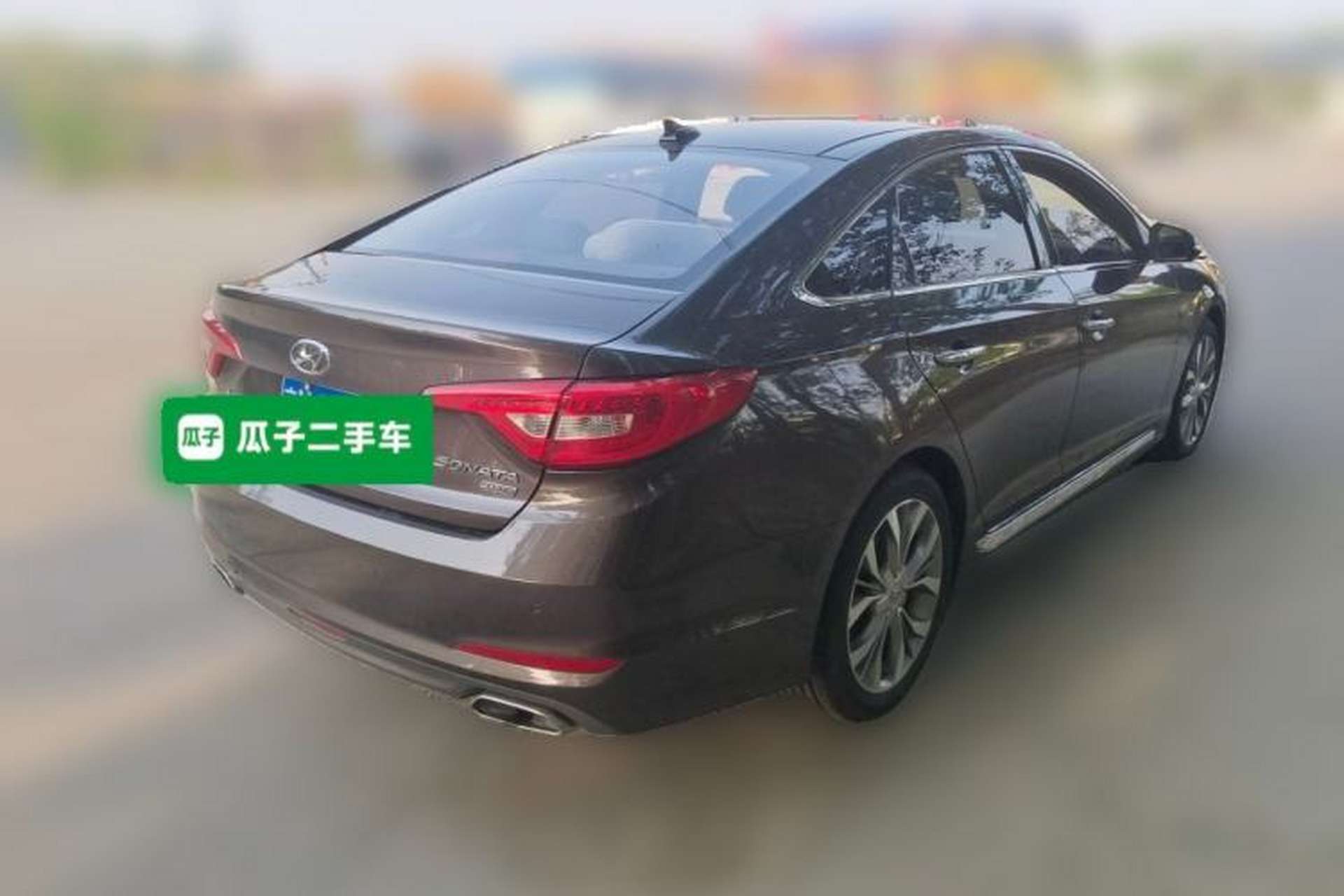 Used Hyundai Sonata 2015 1.6T DLX Prestige Model Rear Right 45 Deg