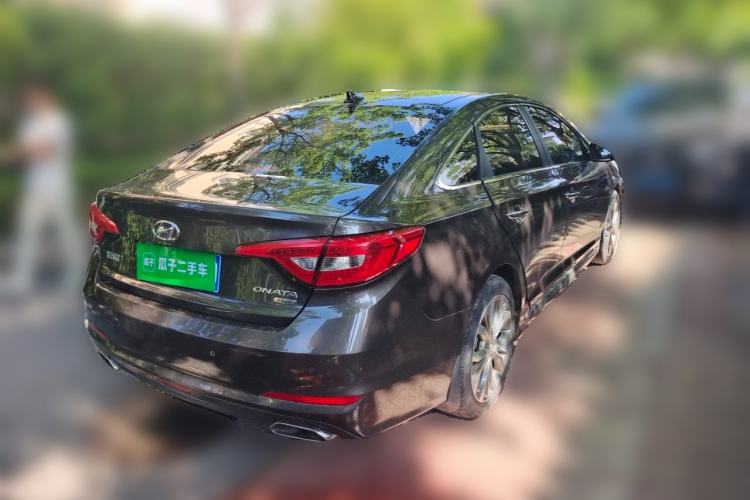 Used Hyundai Sonata 2015 1.6T GLX Advanced Model Rear Right 45 Deg