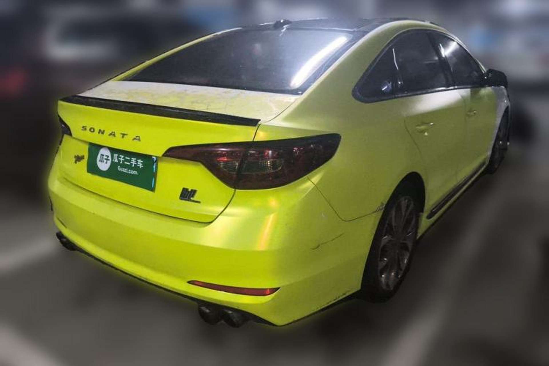 Used Hyundai Sonata 2015 1.6T DLX Prestige Model Rear Right 45 Deg