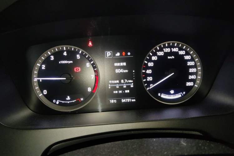 Used Hyundai Sonata 2015 1.6T GLX Advanced Model Instrument Cluster
