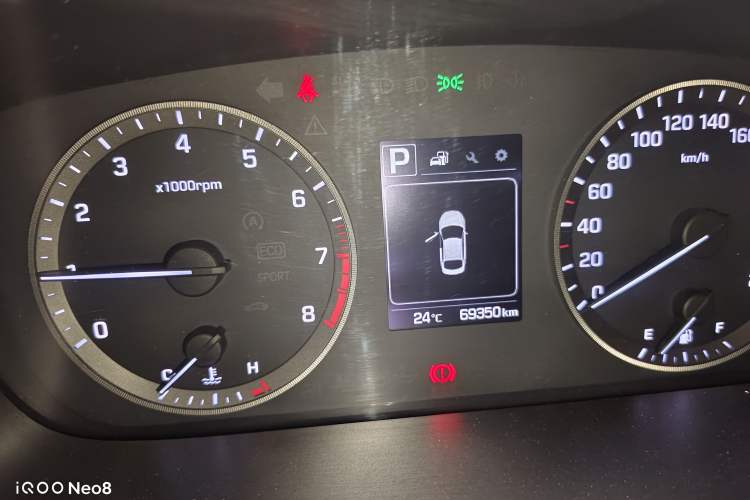 Used Hyundai Sonata 2015 1.6T GX Comfort Model Instrument Cluster