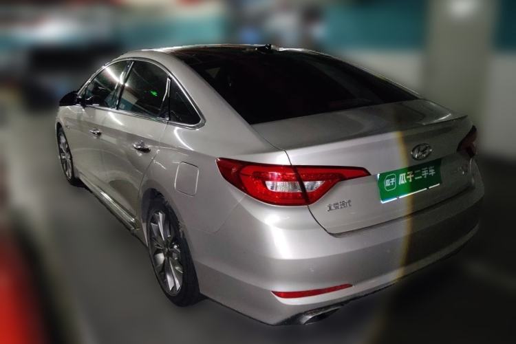 Used Hyundai Sonata 2015 1.6T GLX Advanced Model Rear Left 45 Deg