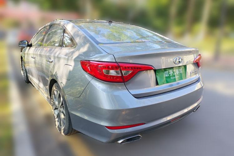 Used Hyundai Sonata 2015 1.6T GLX Advanced Model Rear Left 45 Deg
