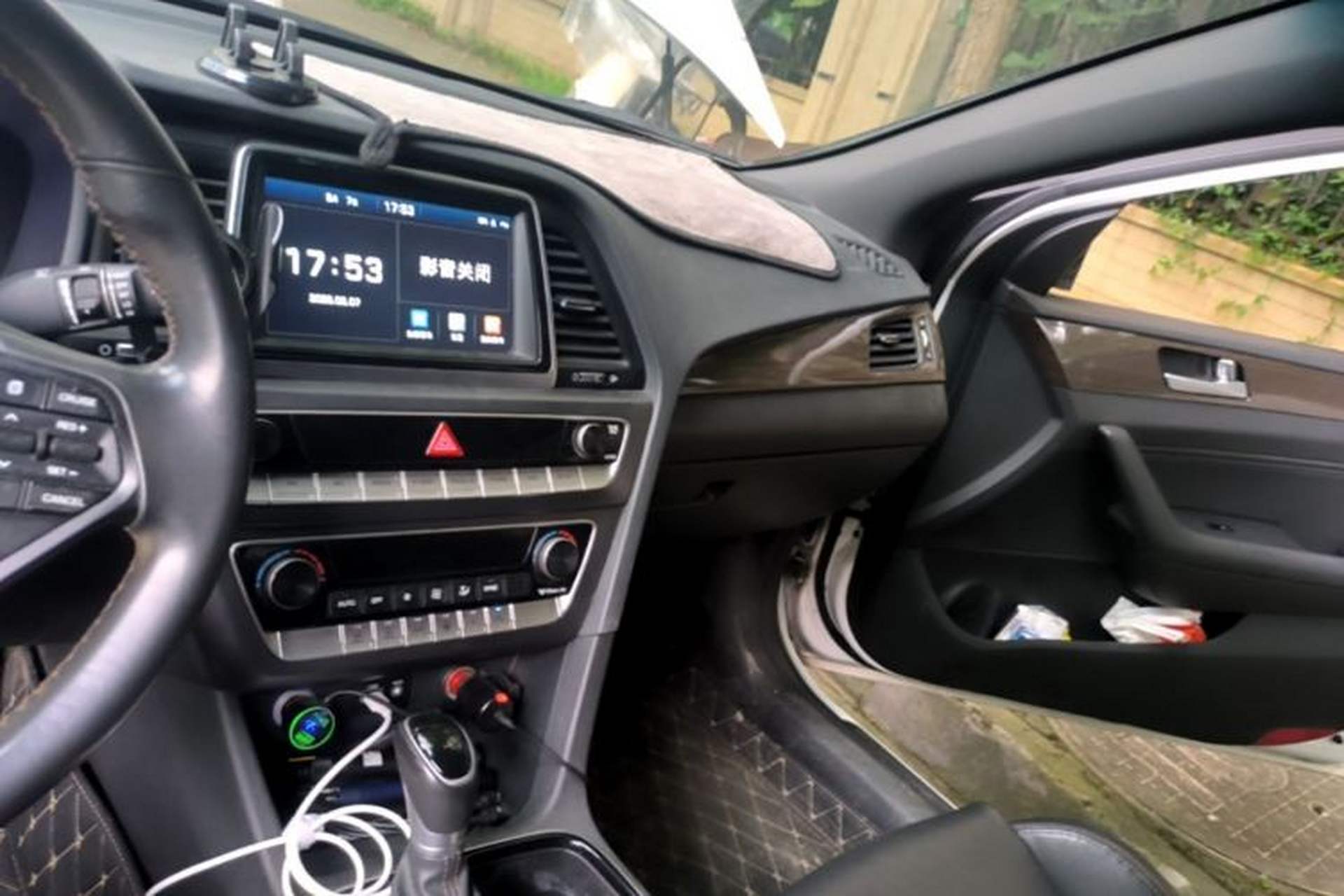 Used Hyundai Sonata 2015 1.6T GLX Advanced Model Audio And AC Panel