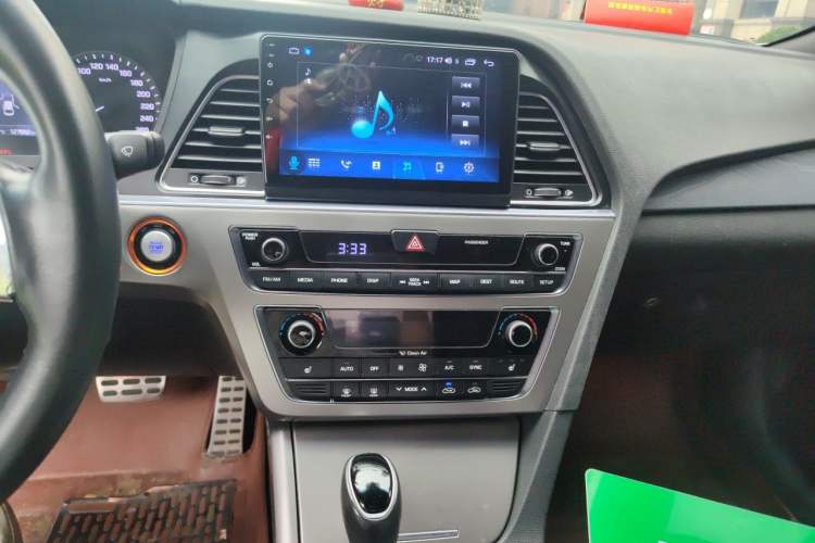 Used Hyundai Sonata 2015 1.6T GX Comfort Model Audio And AC Panel