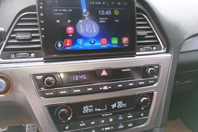 Used Hyundai Sonata 2015 1.6T GLS Smart Model Audio And AC Panel