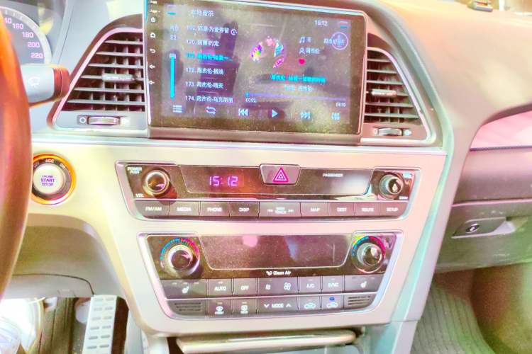 Used Hyundai Sonata 2015 1.6T GLS Smart Model Audio And AC Panel