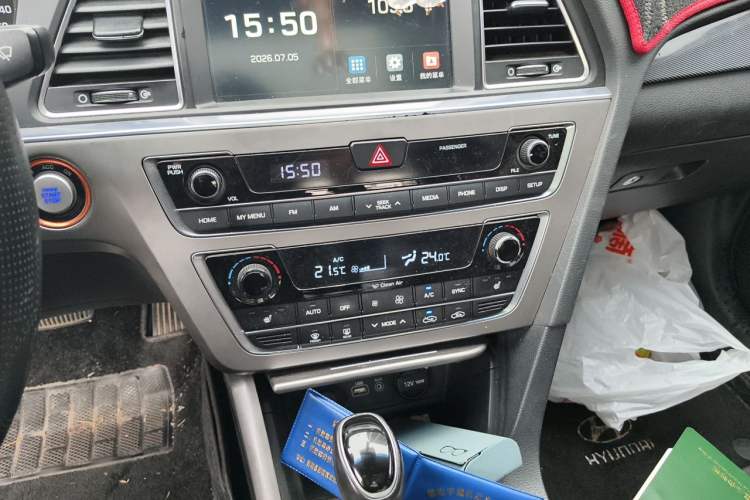Used Hyundai Sonata 2015 1.6T GLS Smart Model Audio And AC Panel