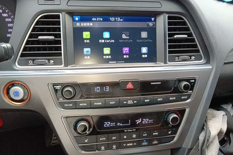 Used Hyundai Sonata 2015 1.6T GLS Smart Model Audio And AC Panel
