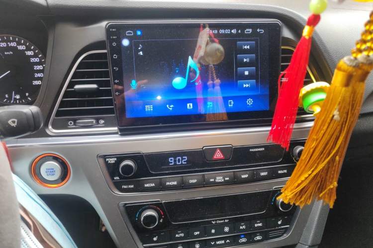 Used Hyundai Sonata 2015 1.6T GLS Smart Model Audio And AC Panel