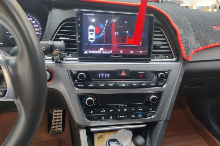 Used Hyundai Sonata 2015 1.6T GLX Advanced Model Audio And AC Panel