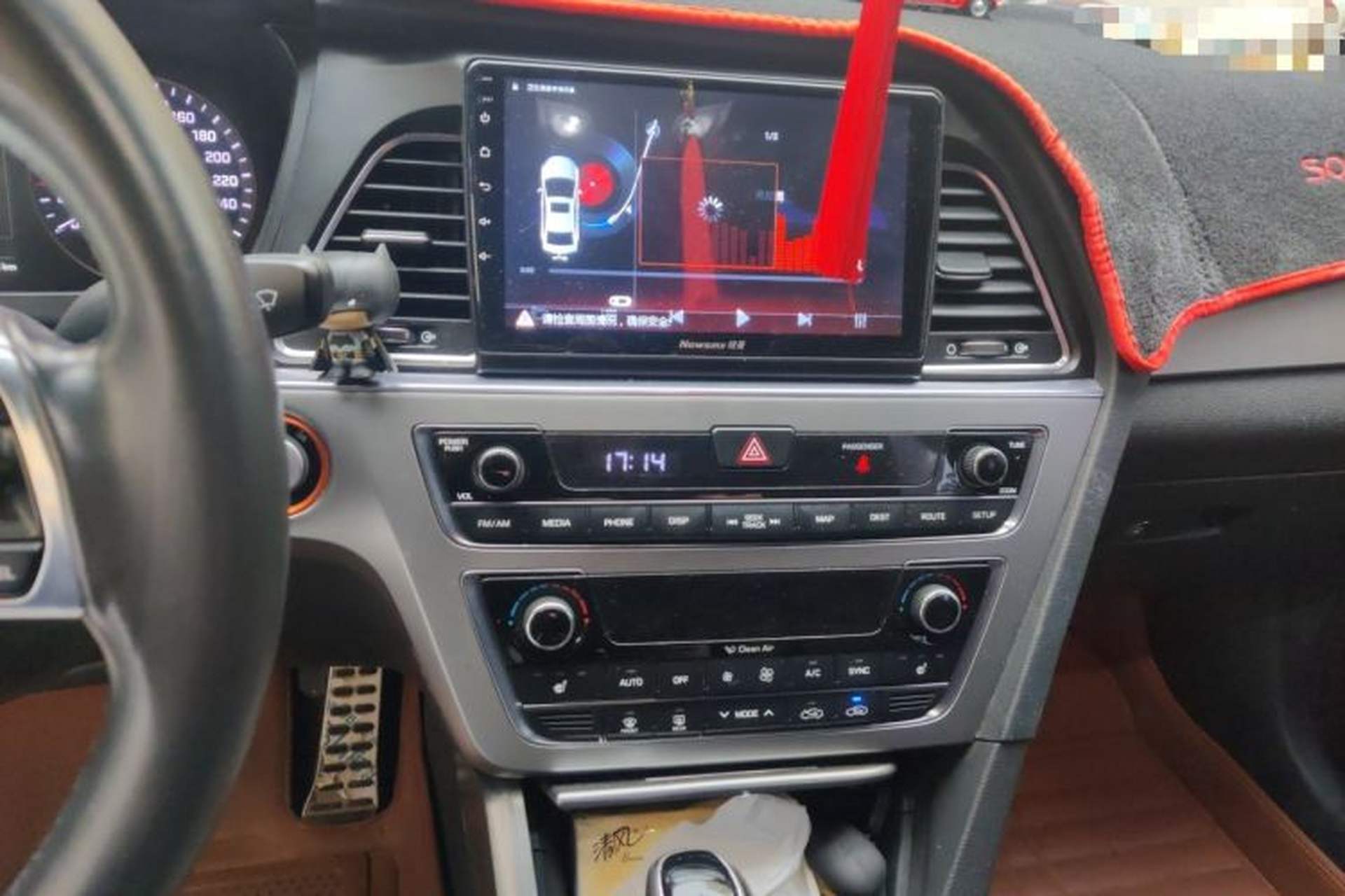 Used Hyundai Sonata 2015 1.6T GLX Advanced Model Audio And AC Panel