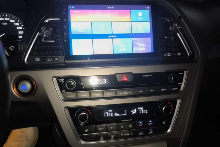 Used Hyundai Sonata 2015 1.6T GLS Smart Model Audio And AC Panel