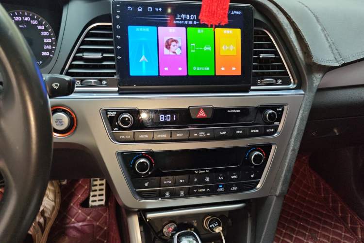 Used Hyundai Sonata 2015 1.6T DLX Prestige Model Audio And AC Panel