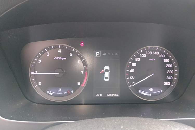 Used Hyundai Sonata 2015 1.6T GLX Advanced Model Instrument Cluster
