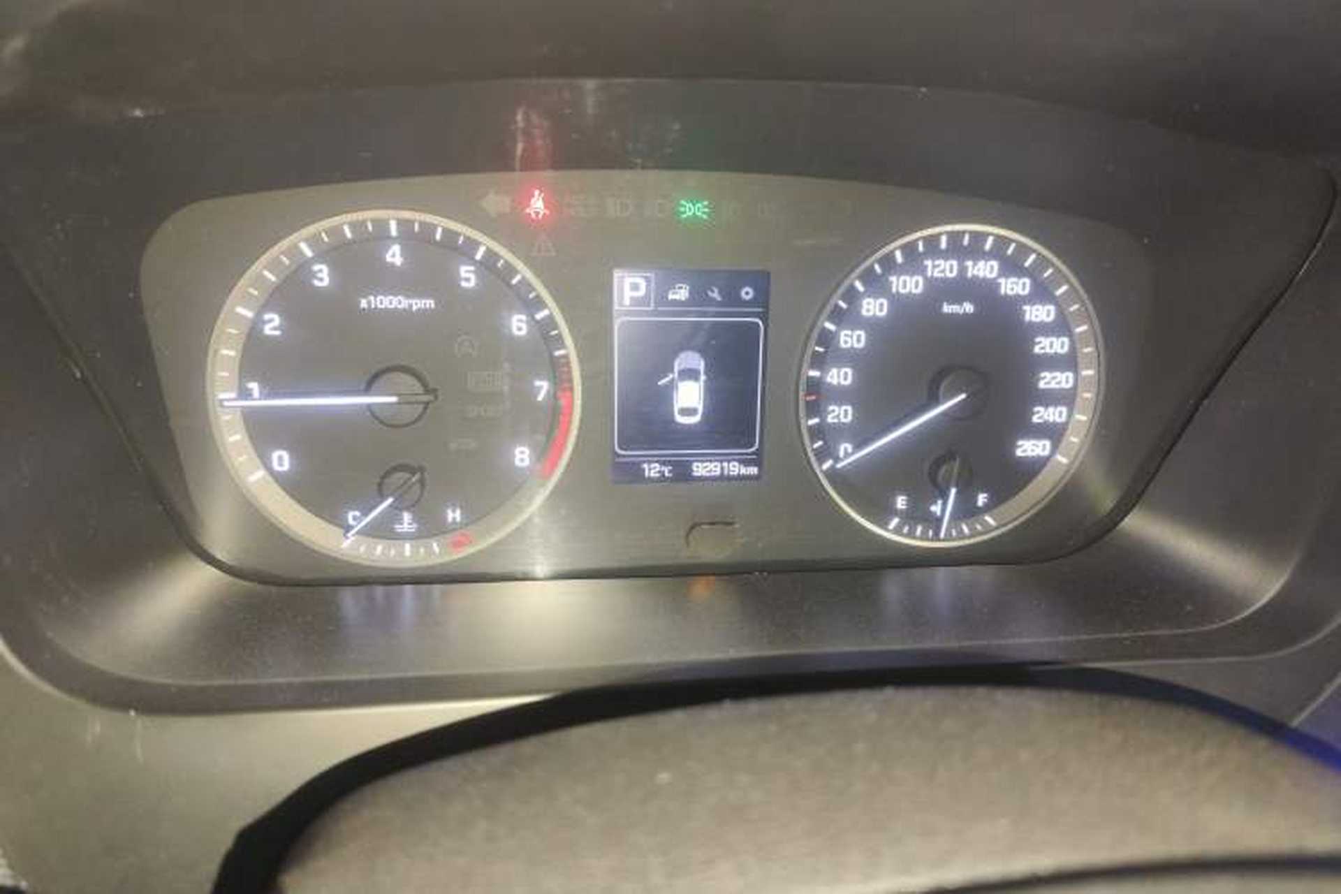 Used Hyundai Sonata 2015 1.6T GS Fashion Edition Odometer Close Up