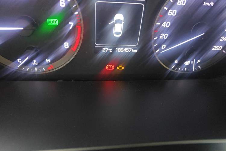 Used Hyundai Sonata 2015 1.6T GLS Smart Model Odometer Close Up