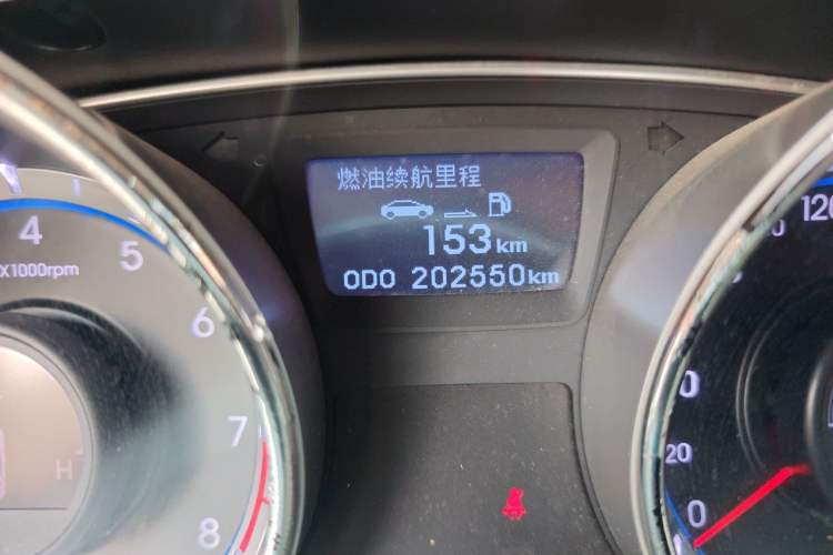 Used Hyundai Sonata 2015 Classic 2.0L Automatic Leading Edition Odometer Close Up