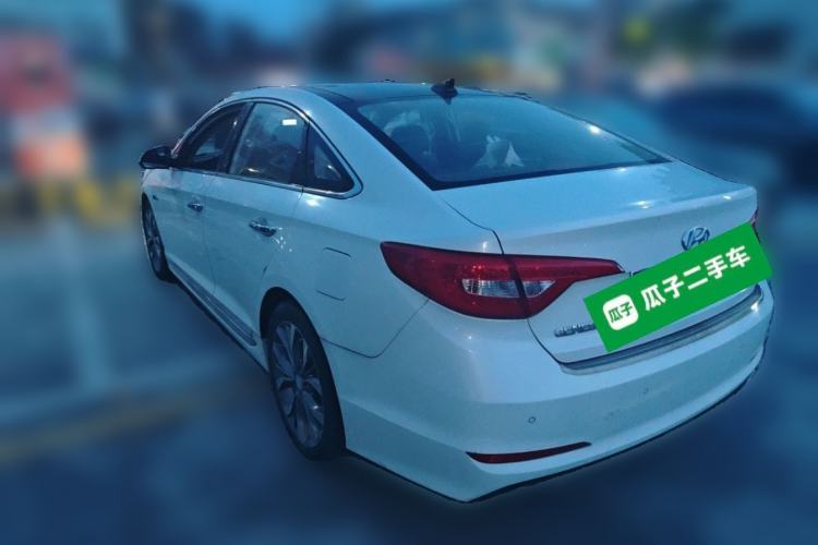 Used Hyundai Sonata 2015 1.6T GLX Advanced Model Rear Left 45 Deg
