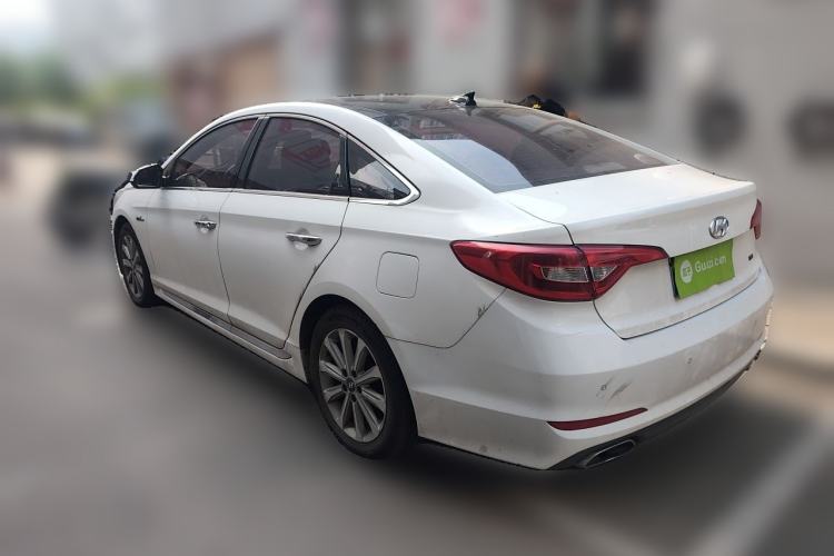 Used Hyundai Sonata 2015 1.6T GLX Advanced Model Rear Left 45 Deg
