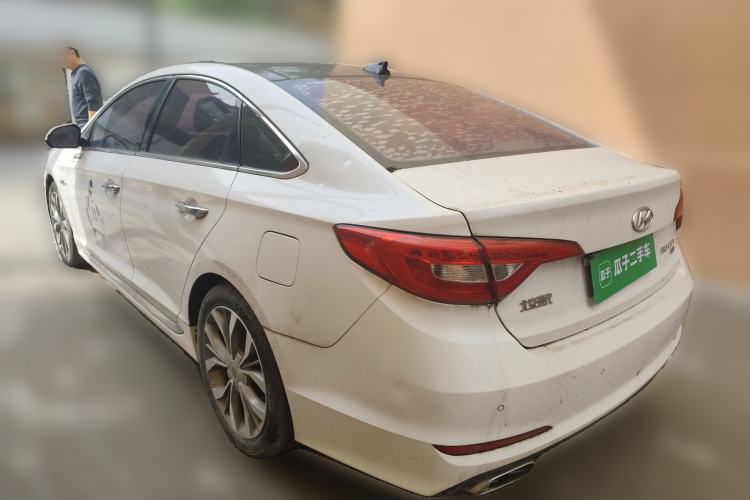 Used Hyundai Sonata 2015 1.6T GLX Advanced Model Rear Left 45 Deg