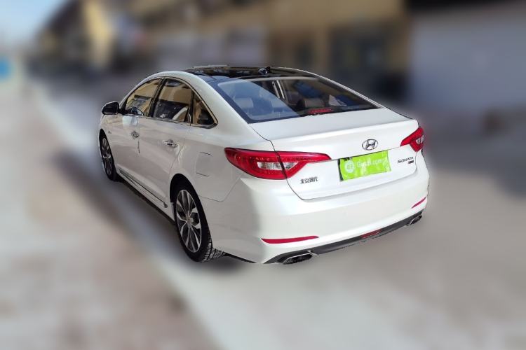Used Hyundai Sonata 2015 1.6T GLX Advanced Model Rear Left 45 Deg