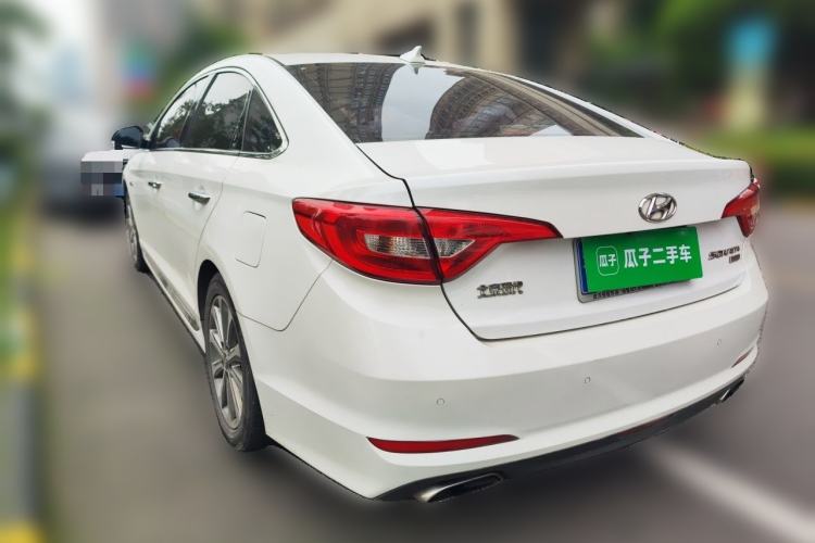 Used Hyundai Sonata 2015 1.6T GX Comfort Model Rear Left 45 Deg