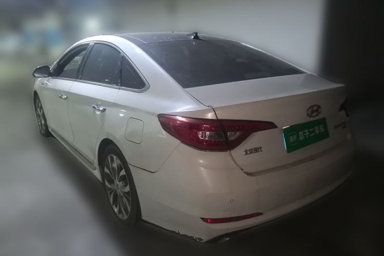 Used Hyundai Sonata 2015 1.6T GLX Advanced Model Rear Left 45 Deg